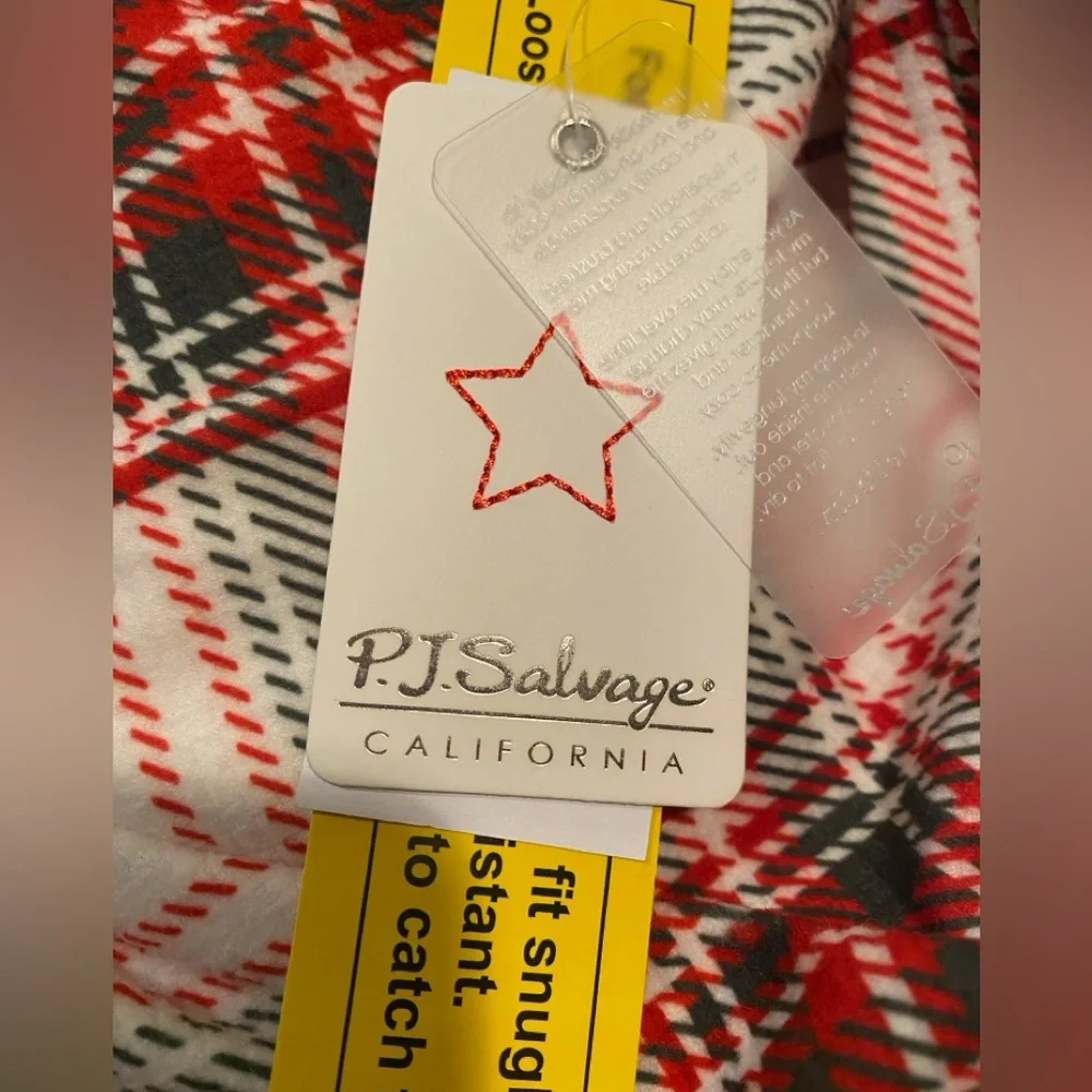 NWT PJ Salvage Girls Plaid Two Piece‎ Fitted Pajamas Holiday Cozy Soft Comfy